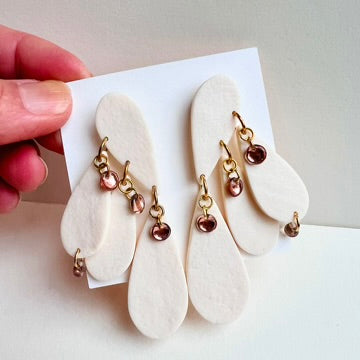 Teardrop chandelier earrings PIA