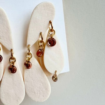 Teardrop chandelier earrings PIA