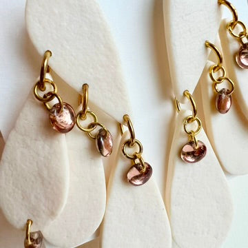 Teardrop chandelier earrings PIA