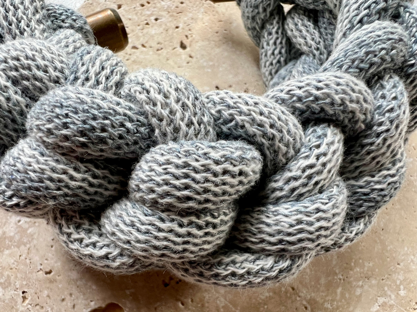 Chunky crocheted bracelet