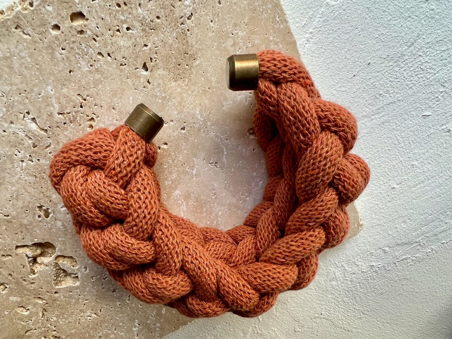 Chunky crocheted bracelet