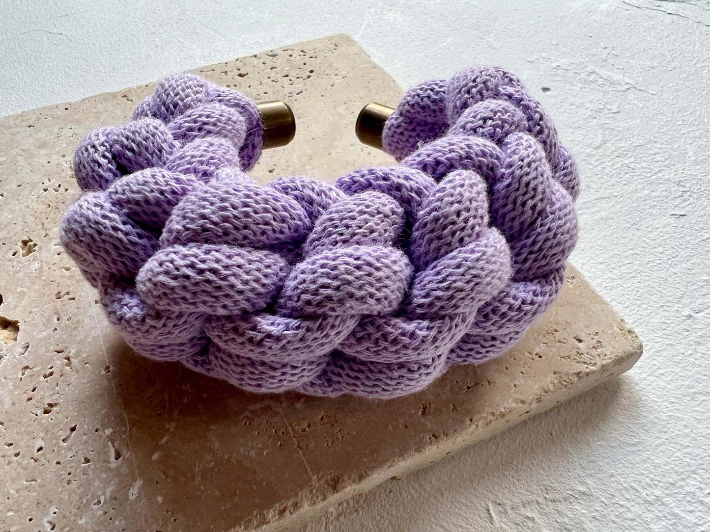 Chunky crocheted bracelet