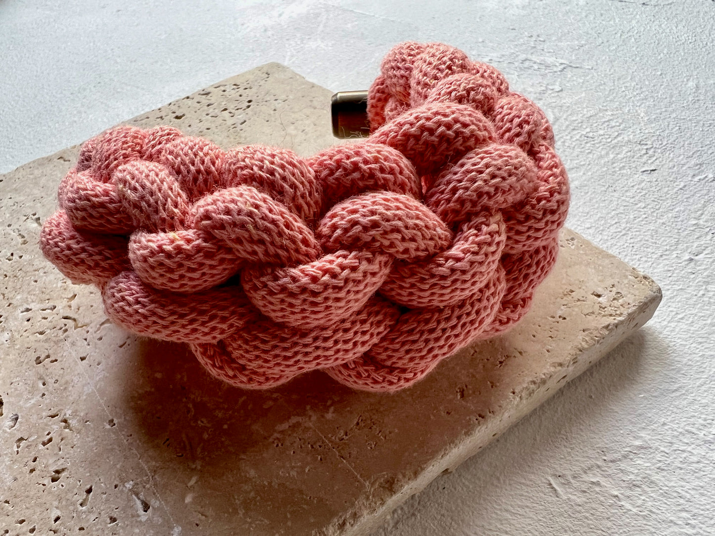 Chunky crocheted bracelet