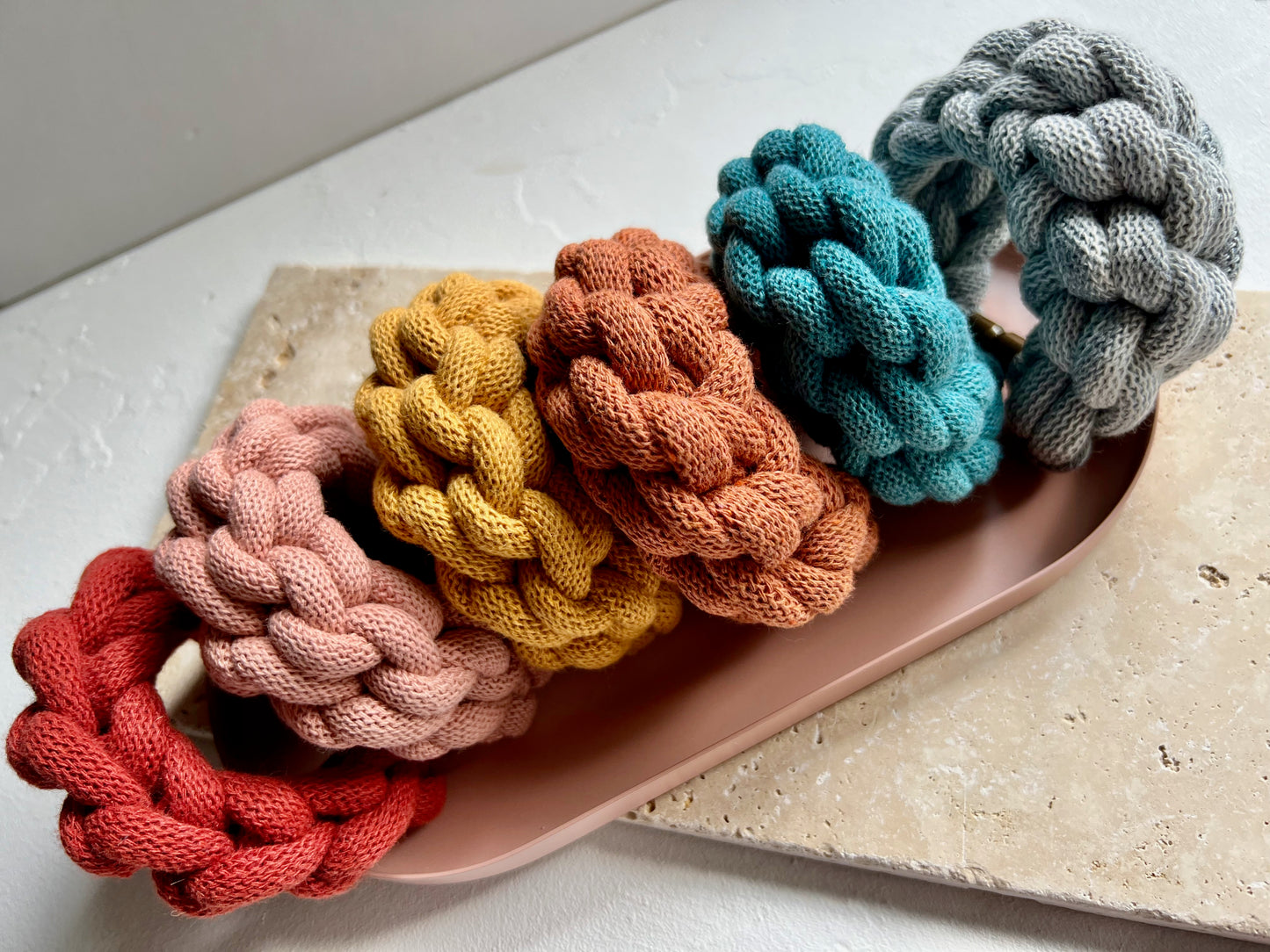 Chunky crocheted bracelet
