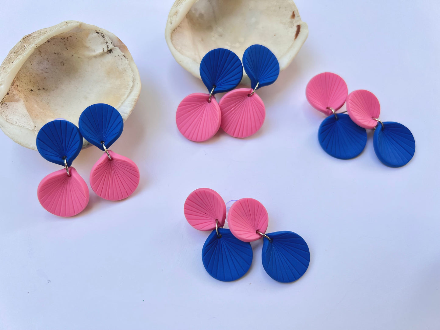Colour-blocked earrings REI