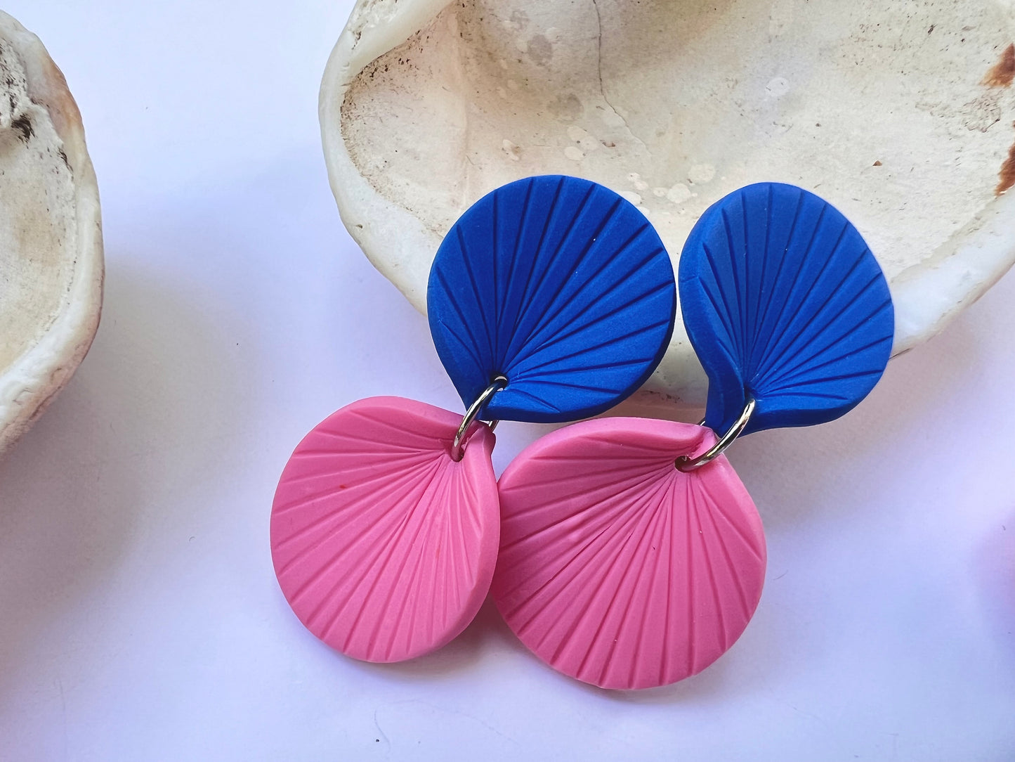 Colour-blocked earrings REI
