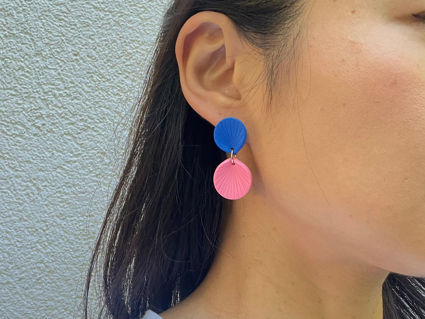 Colour-blocked earrings REI
