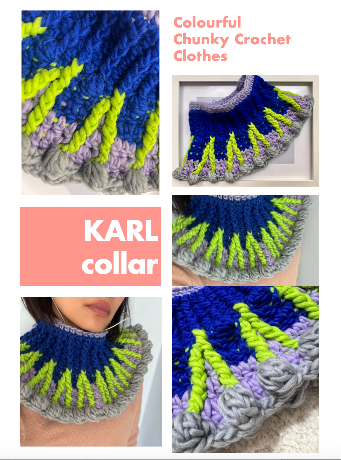 DIY crochet pattern: Karl Collar