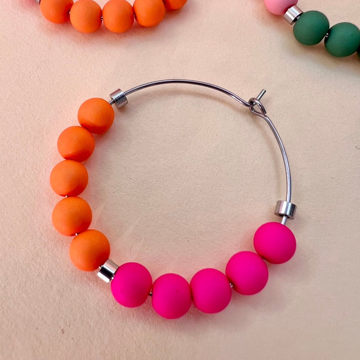 Beaded hoops BEA