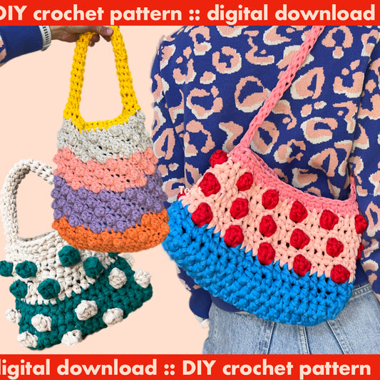 DIY crochet pattern: Poppy Purse