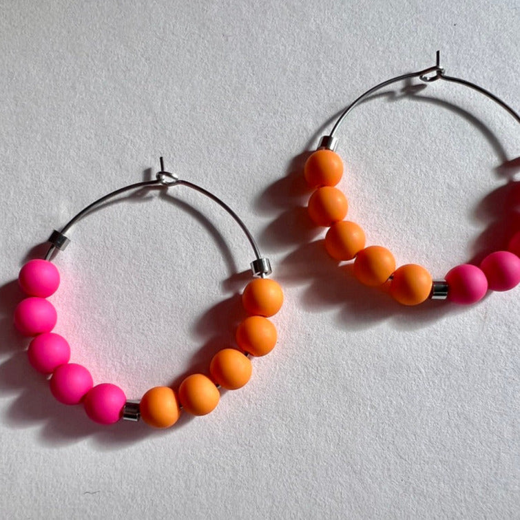 Beaded hoops BEA