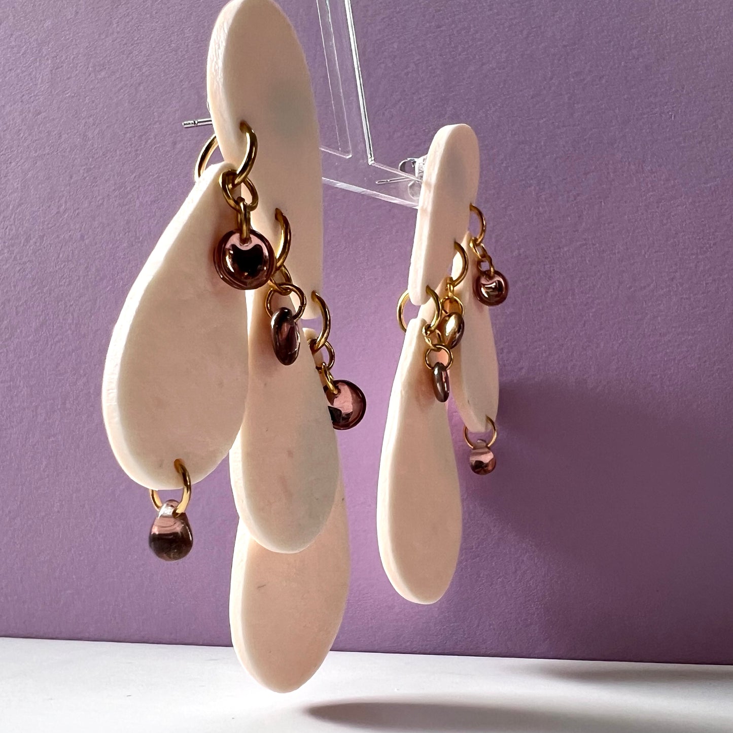 Teardrop chandelier earrings PIA