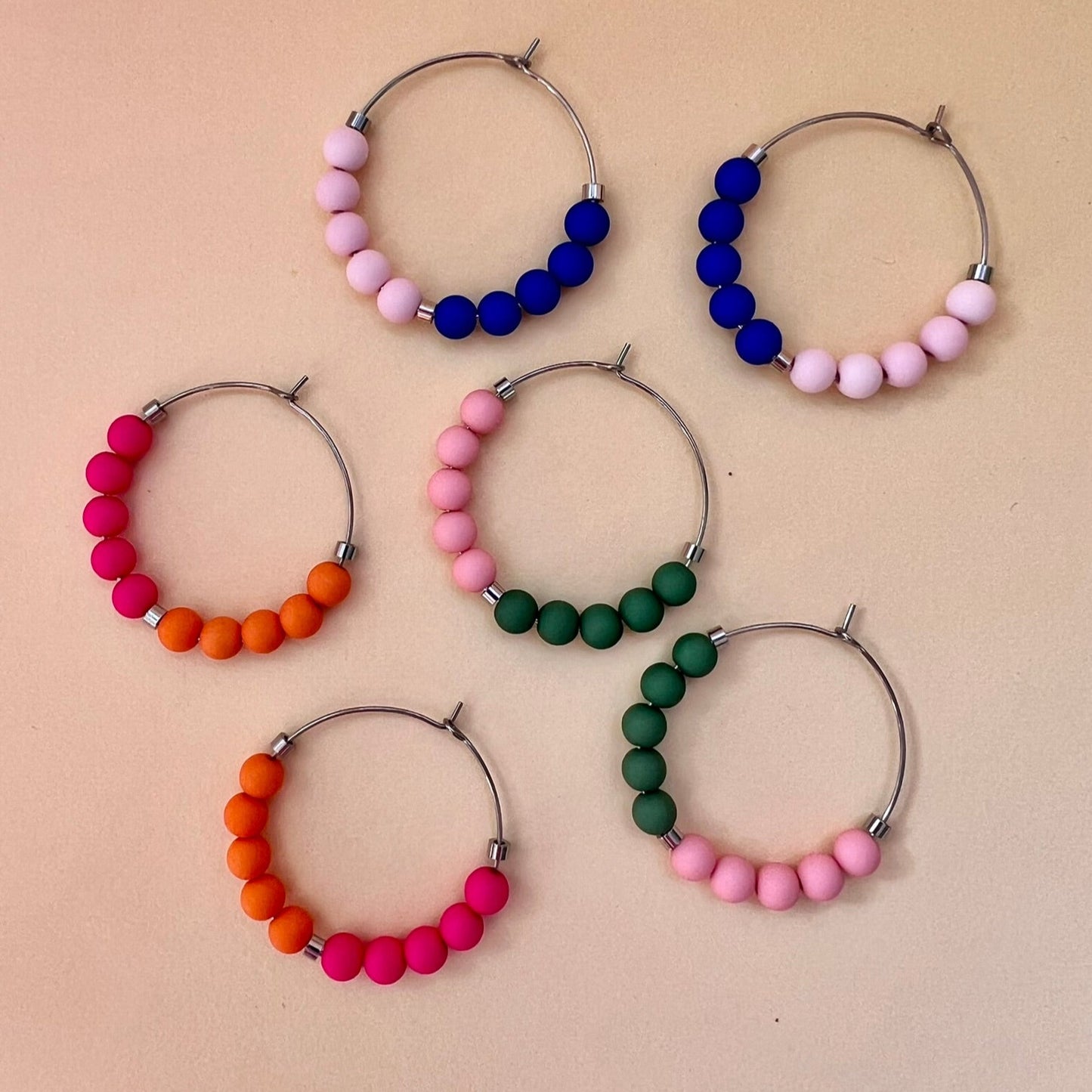 Beaded hoops BEA