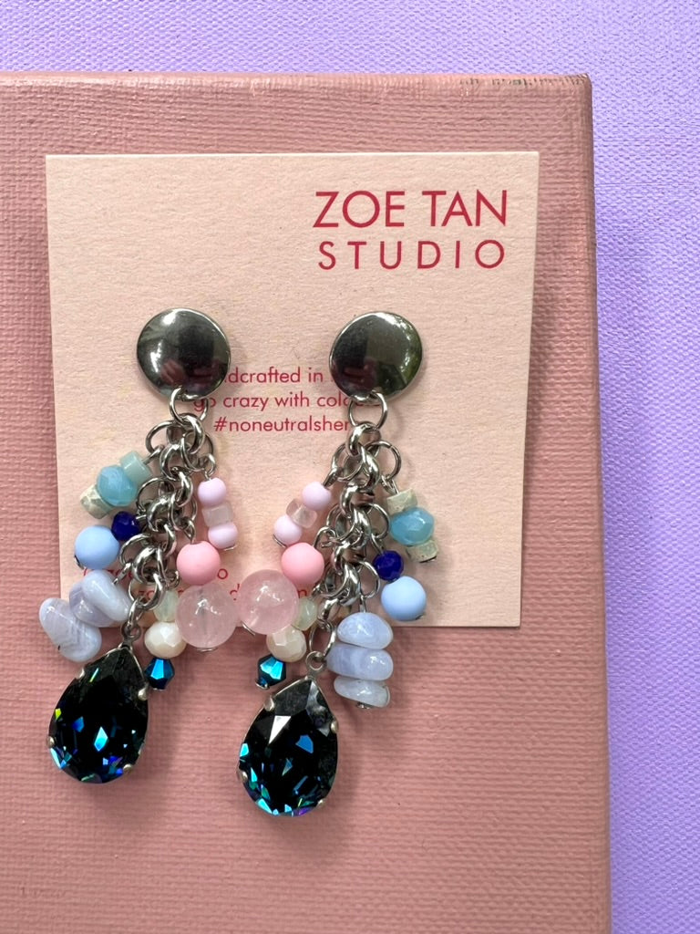 Bead cluster earrings COU