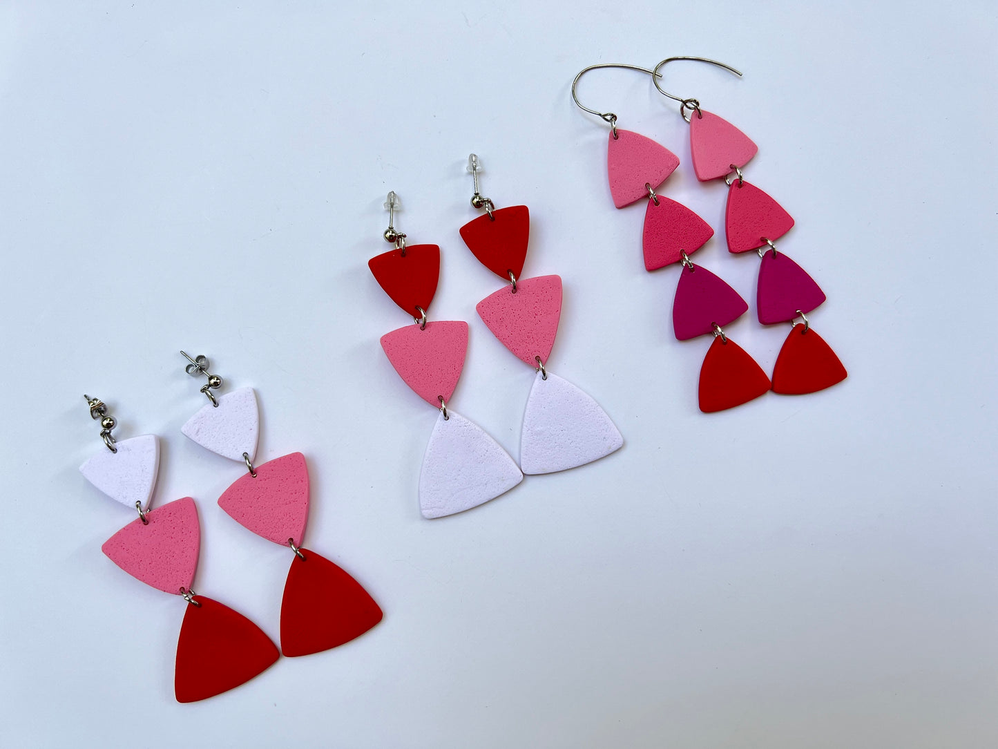 Limited: triangle dangle earrings