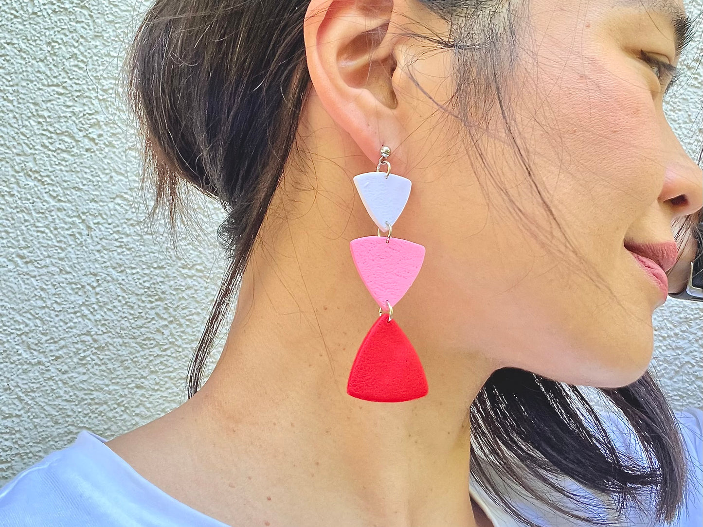 Limited: triangle dangle earrings