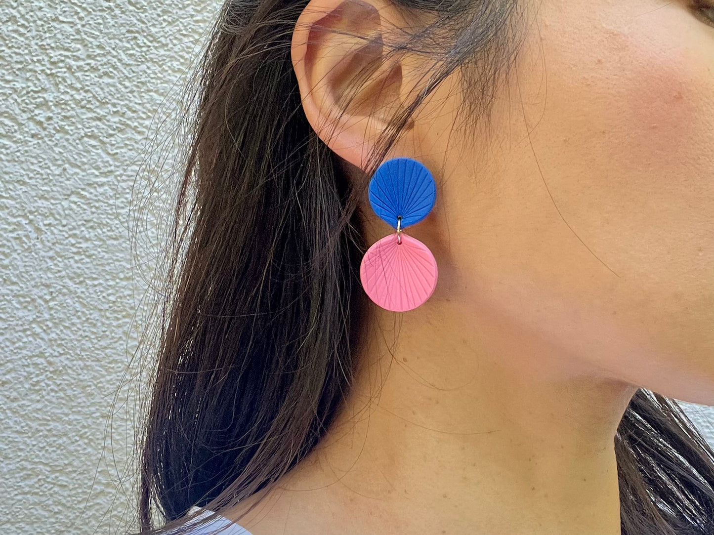 Colour-blocked earrings REI