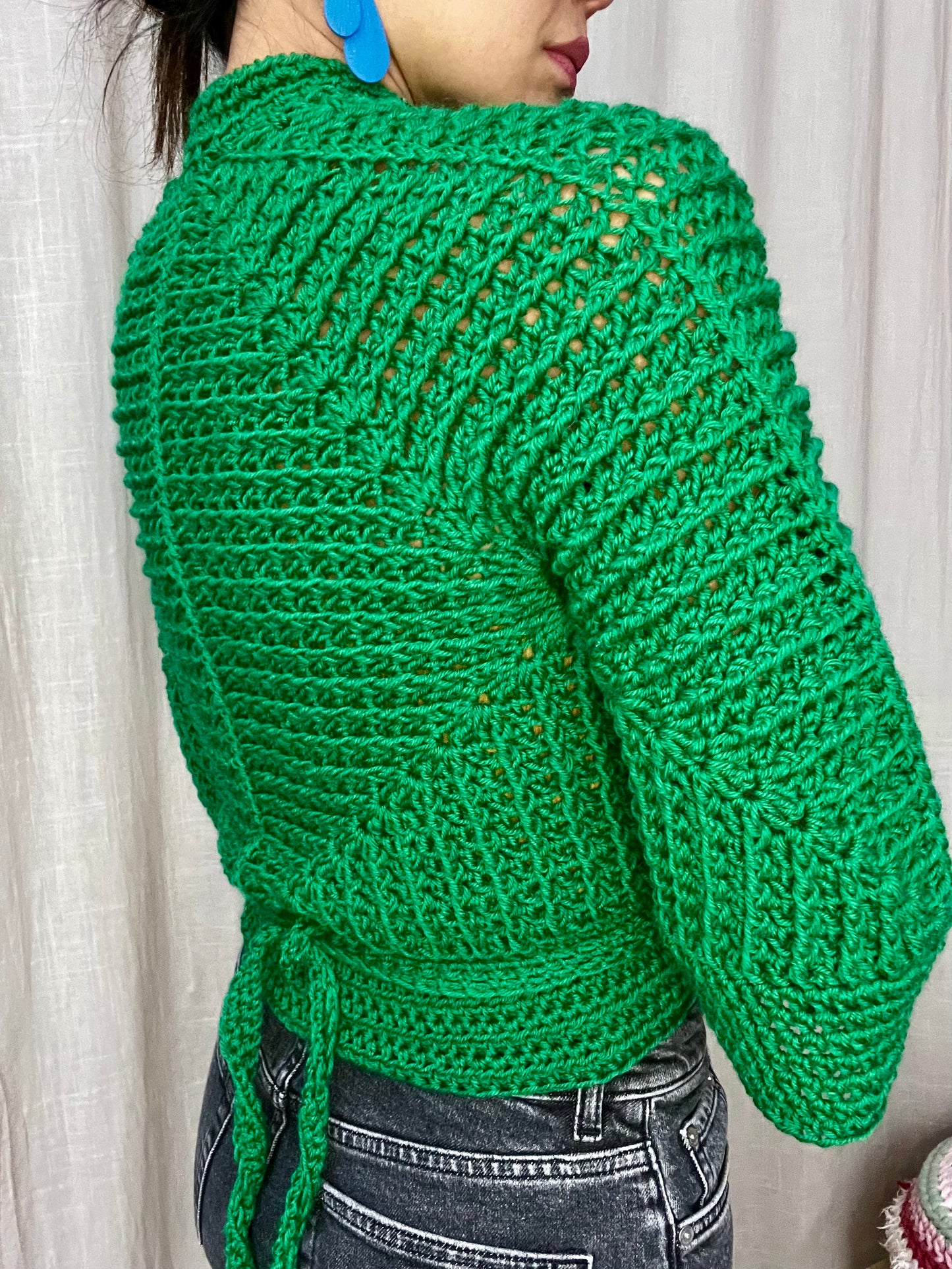 DIY crochet pattern: Ori ribbed Wrap Top