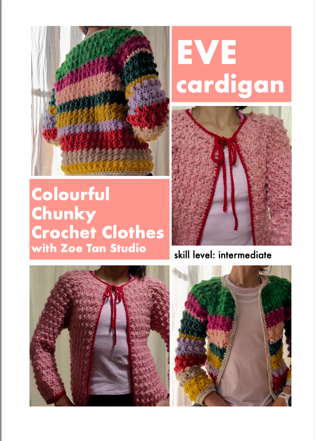 DIY crochet pattern: Eve Cardigan