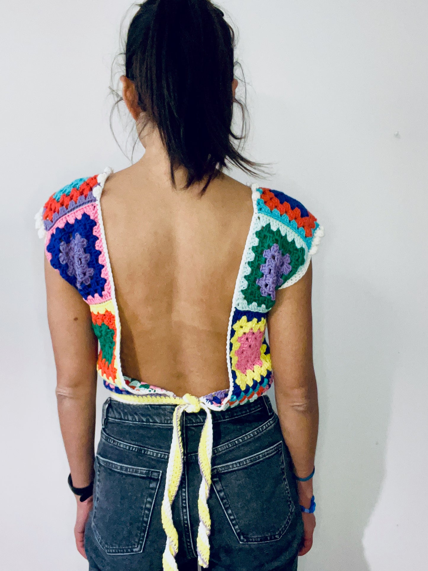 DIY crochet pattern: Justin open-back Top